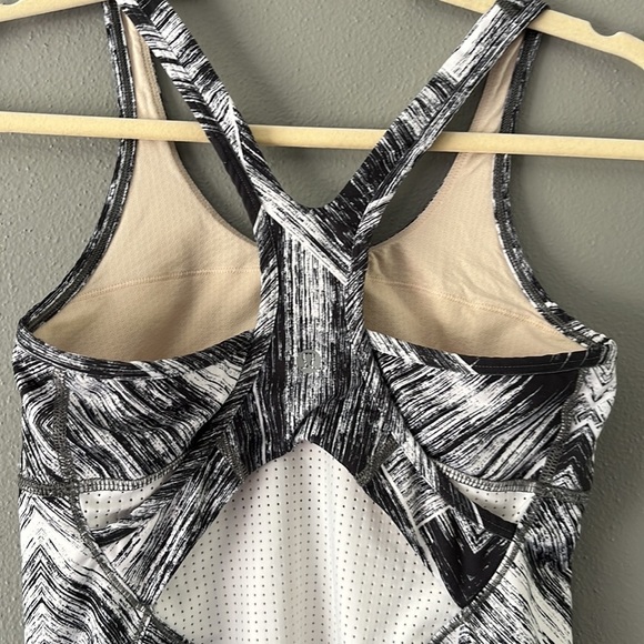 Lululemon Crossback Tank Heat Wave White Black / White - Picture 6 of 12